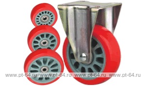 Колесо неповоротное Lema FC1-TPU-125-180-6
